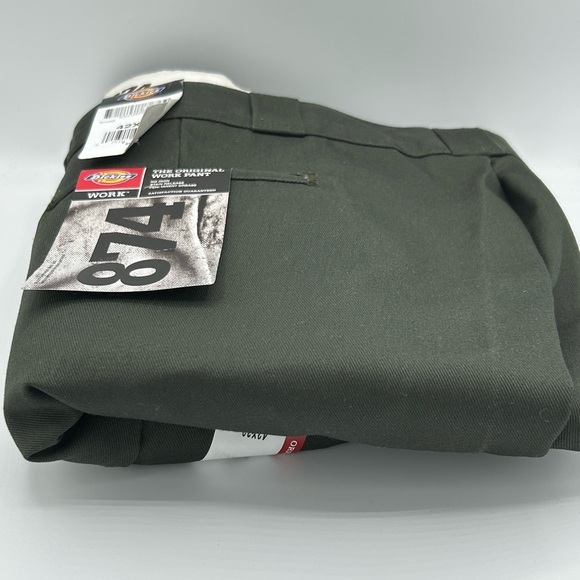 Dickies Olive Green Work Pants - Picture 2 of 3